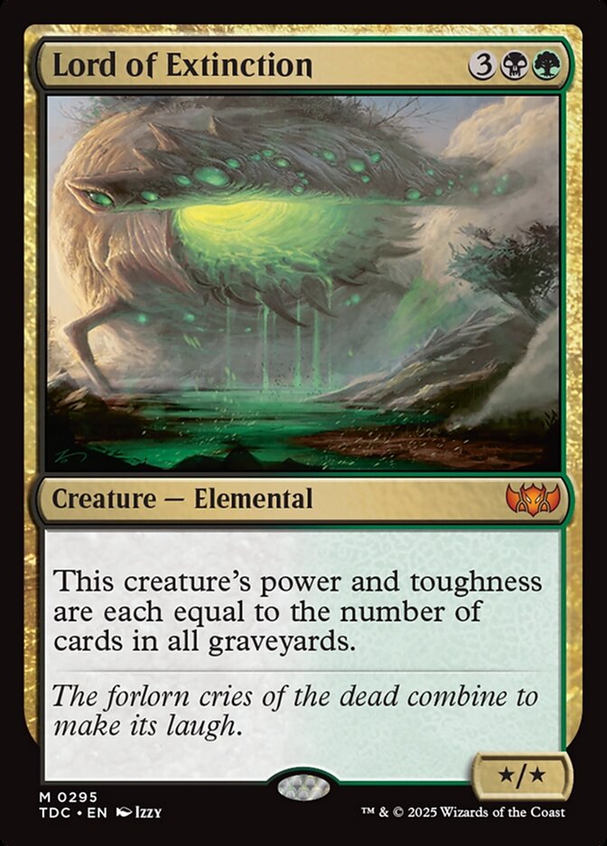 MTG Card Title: Lord of Extinction TDC/295