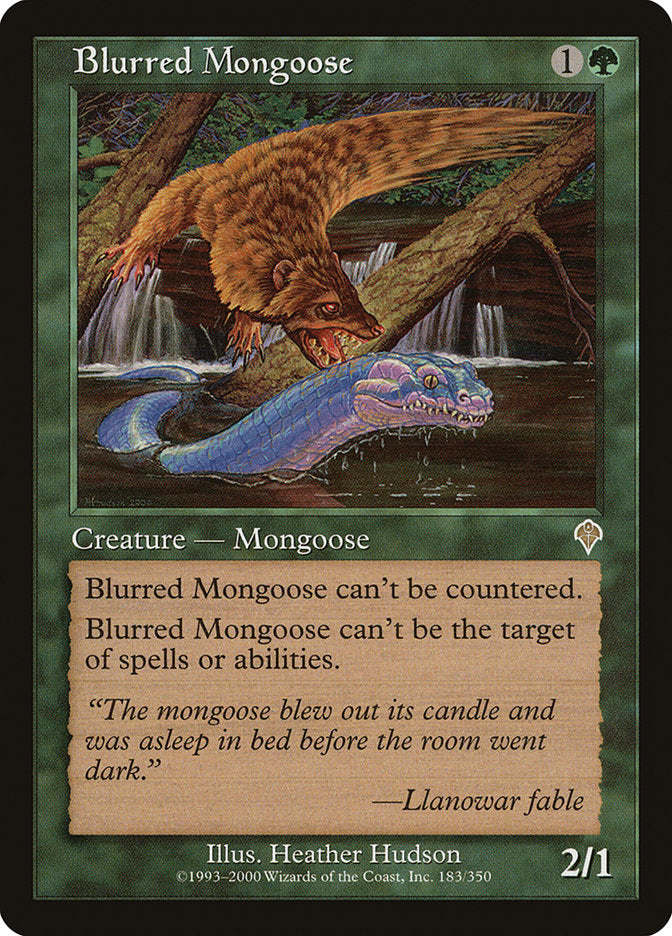 MTG Card Title: Blurred Mongoose INV/183