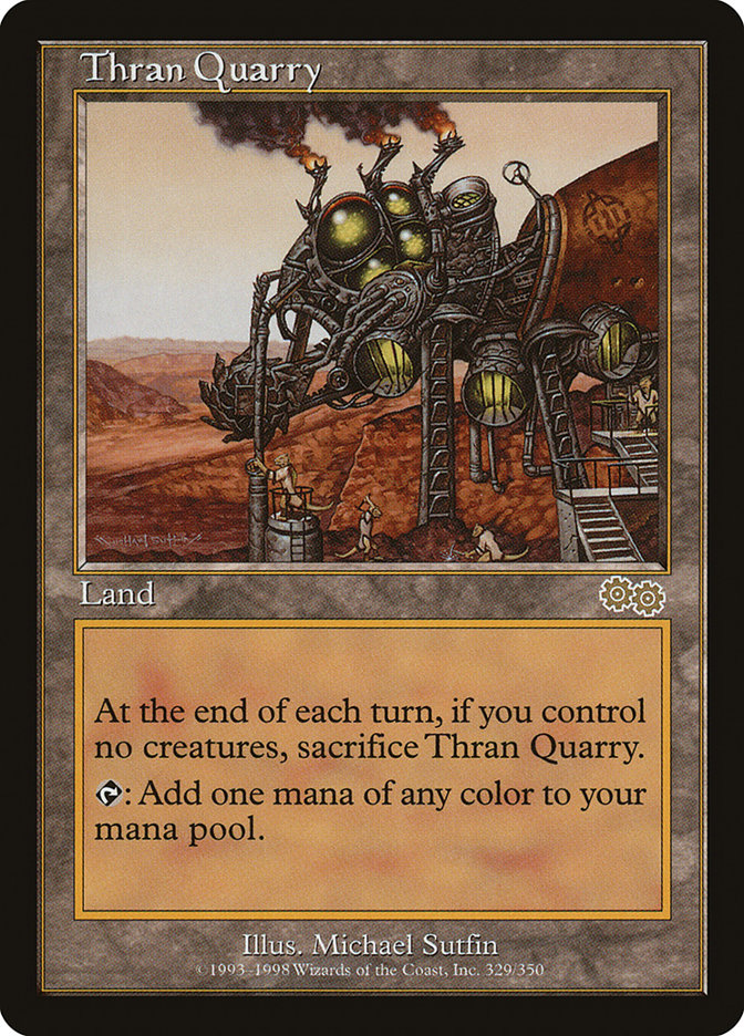 MTG Card Title: Thran Quarry USG/329