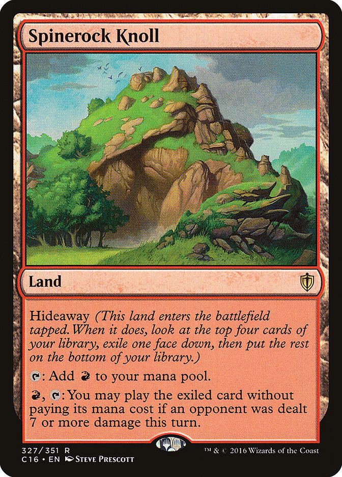 MTG Card Title: Spinerock Knoll C16/327