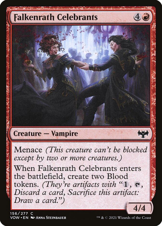 MTG Card Title: Falkenrath Celebrants VOW/156