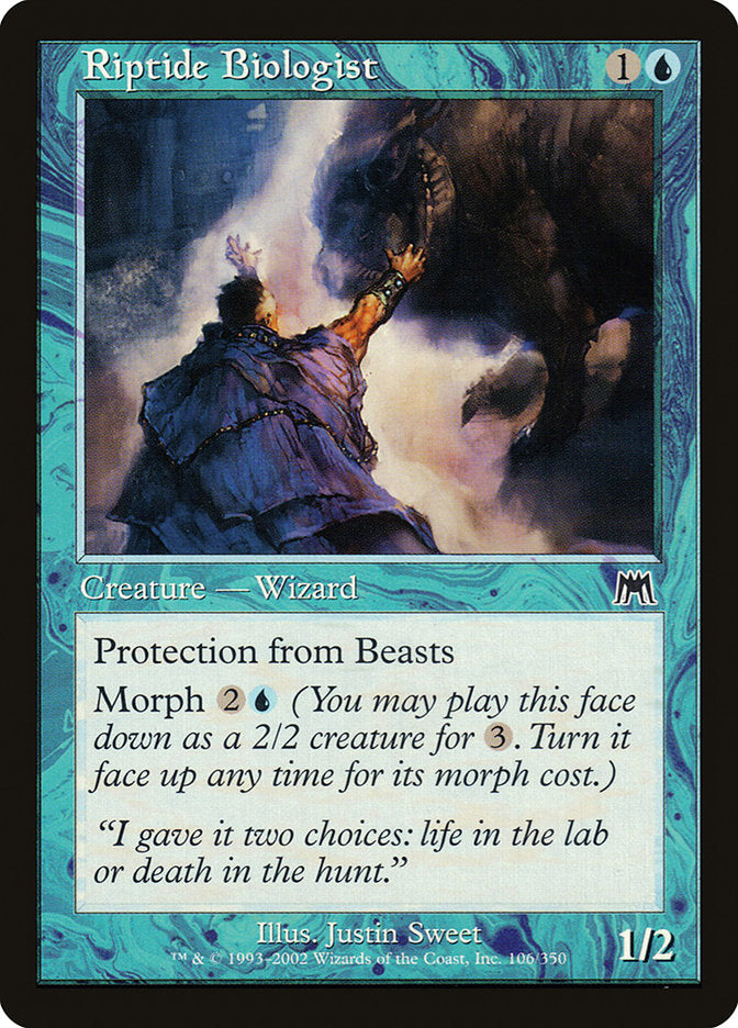 MTG Card Title: Riptide Biologist ONS/106