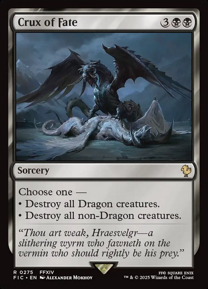 MTG Card Title: Crux of Fate FIC/275