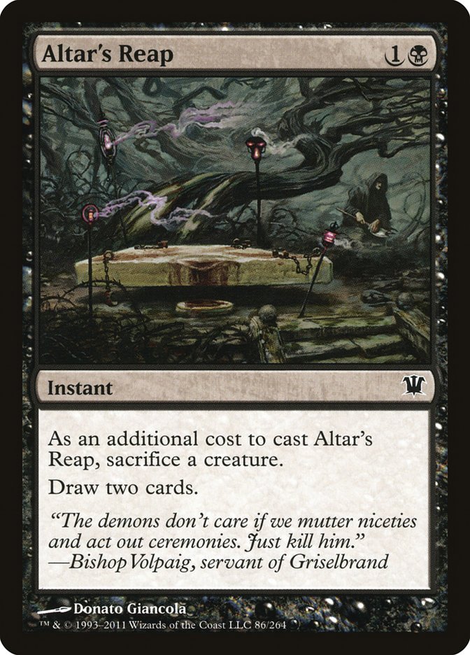 MTG Card Title: Altar's Reap ISD/86
