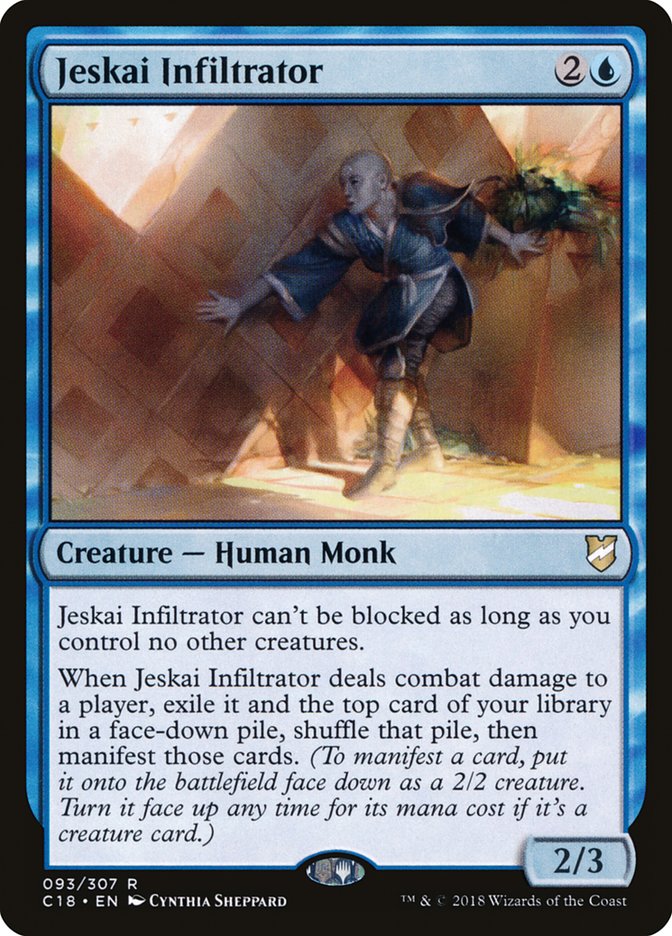 MTG Card Title: Jeskai Infiltrator C18/93