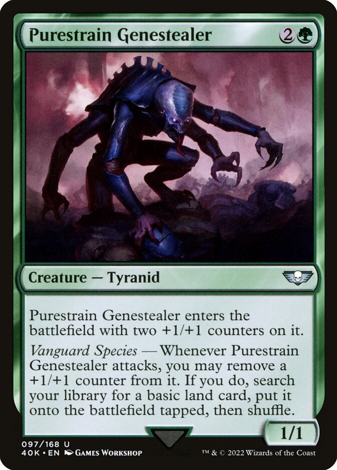 MTG Card Title: Purestrain Genestealer 40K/97
