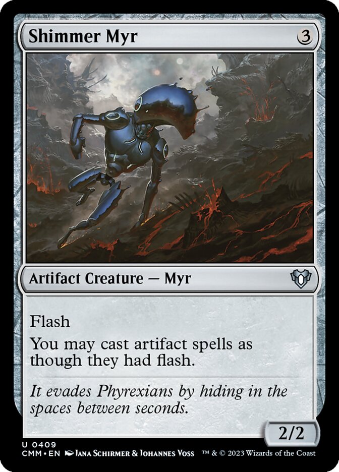 MTG Card Title: Shimmer Myr CMM/409
