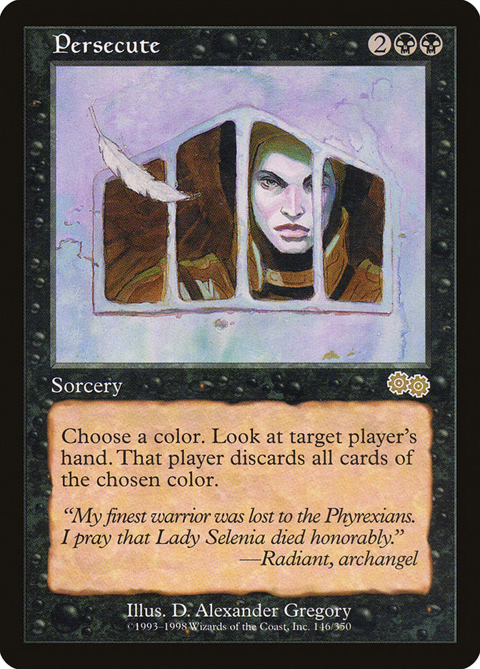 MTG Card Title: Persecute USG/146
