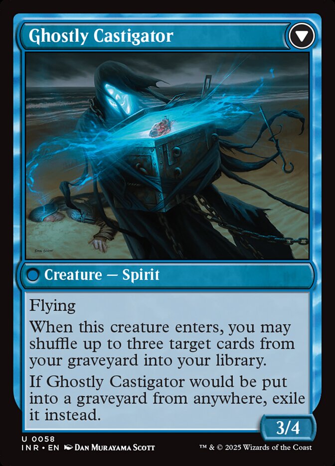 Covetous Castaway // Ghostly Castigator INR/58