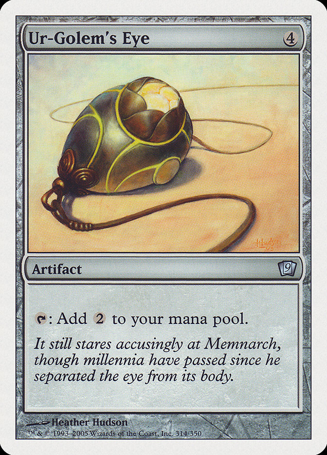 MTG Card Title: Ur-Golem's Eye 9ED/314
