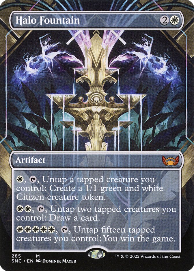 MTG Card Title: Halo Fountain SNC/285