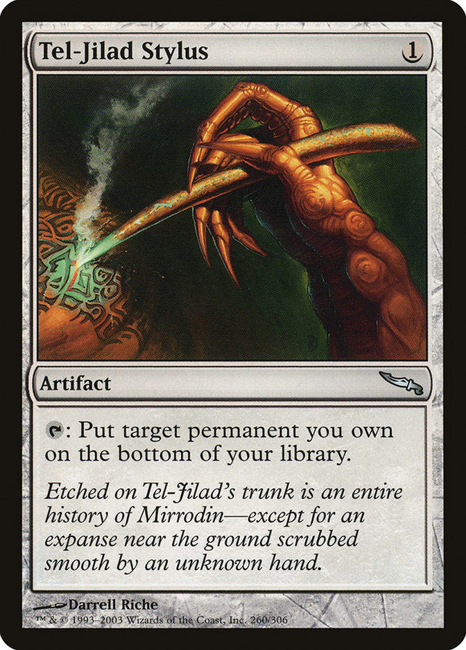 MTG Card Title: Tel-Jilad Stylus MRD/260