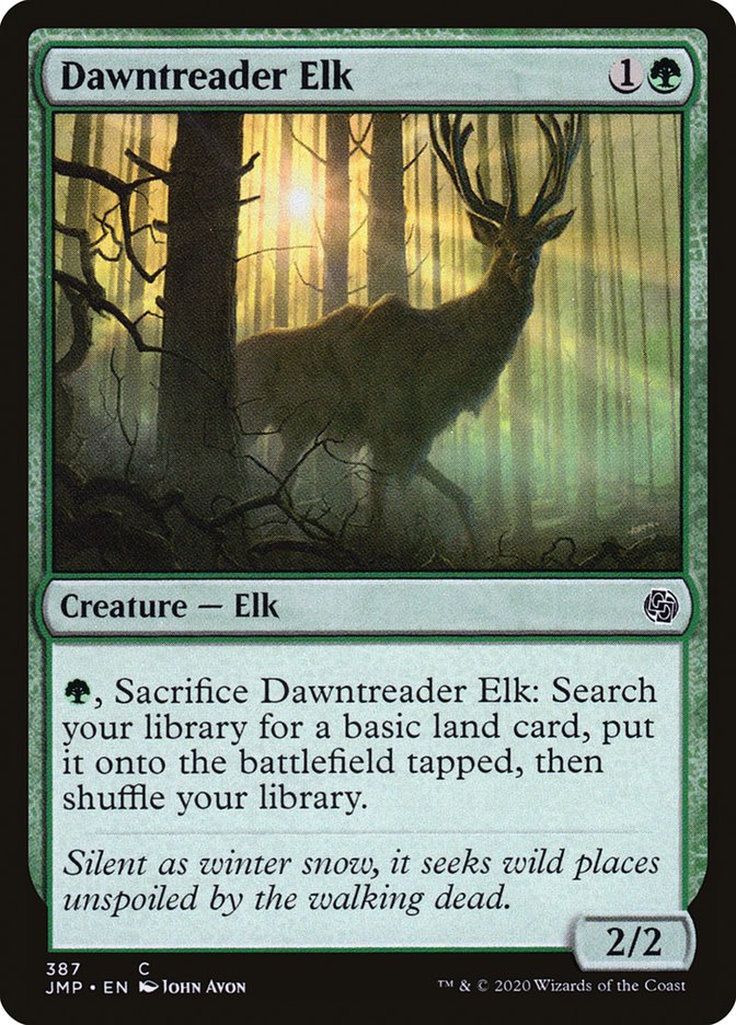 MTG Card Title: Dawntreader Elk JMP/387