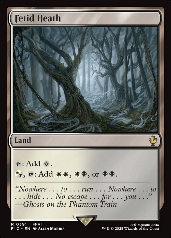 MTG Card Title: Fetid Heath FIC/391