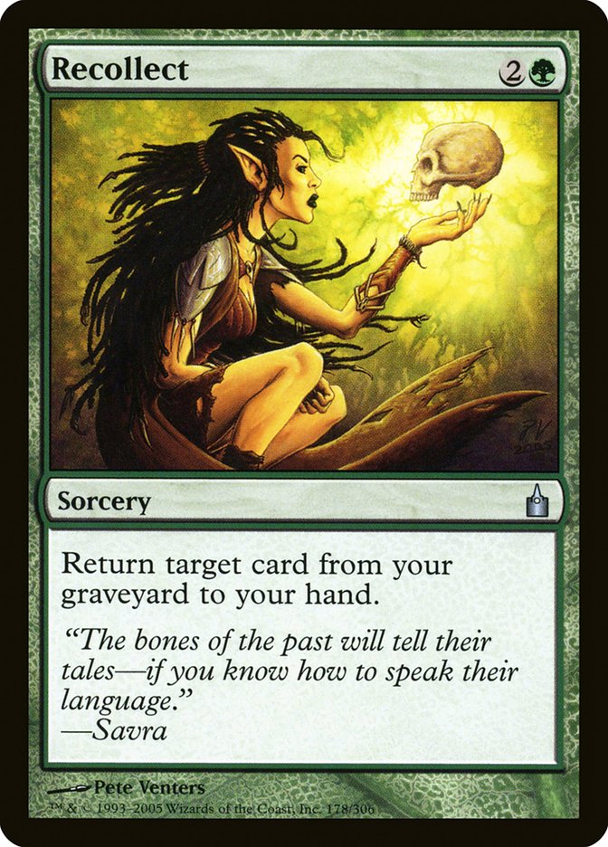 MTG Card Title: Recollect RAV/178