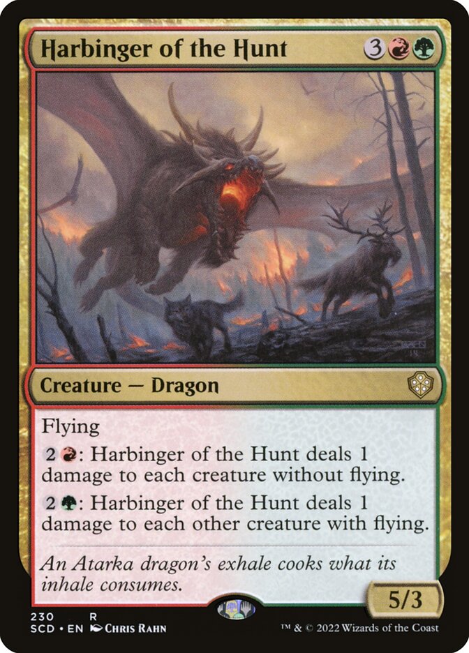 MTG Card Title: Harbinger of the Hunt SCD/230