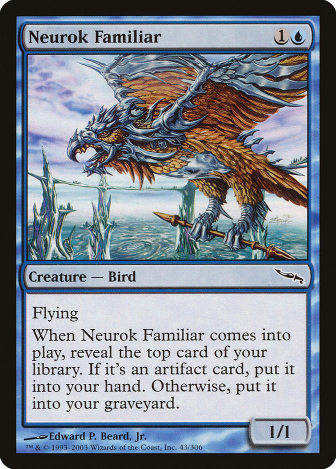 MTG Card Title: Neurok Familiar MRD/43