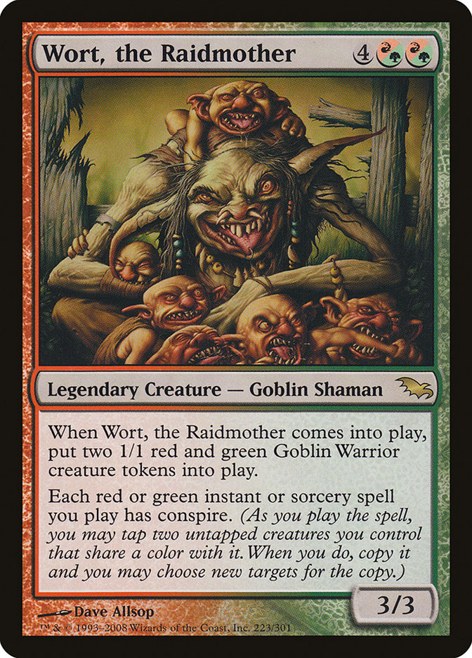 MTG Card Title: Wort, the Raidmother SHM/223