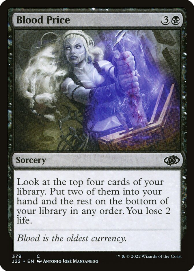 MTG Card Title: Blood Price J22/379