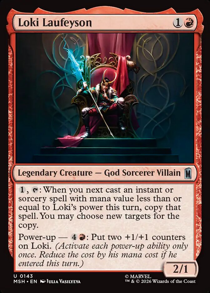 MTG Card Title: Loki Laufeyson MSH/143