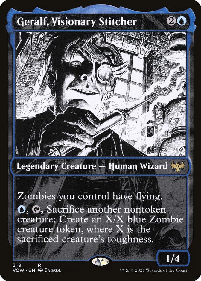 MTG Card Title: Geralf, Visionary Stitcher VOW/319