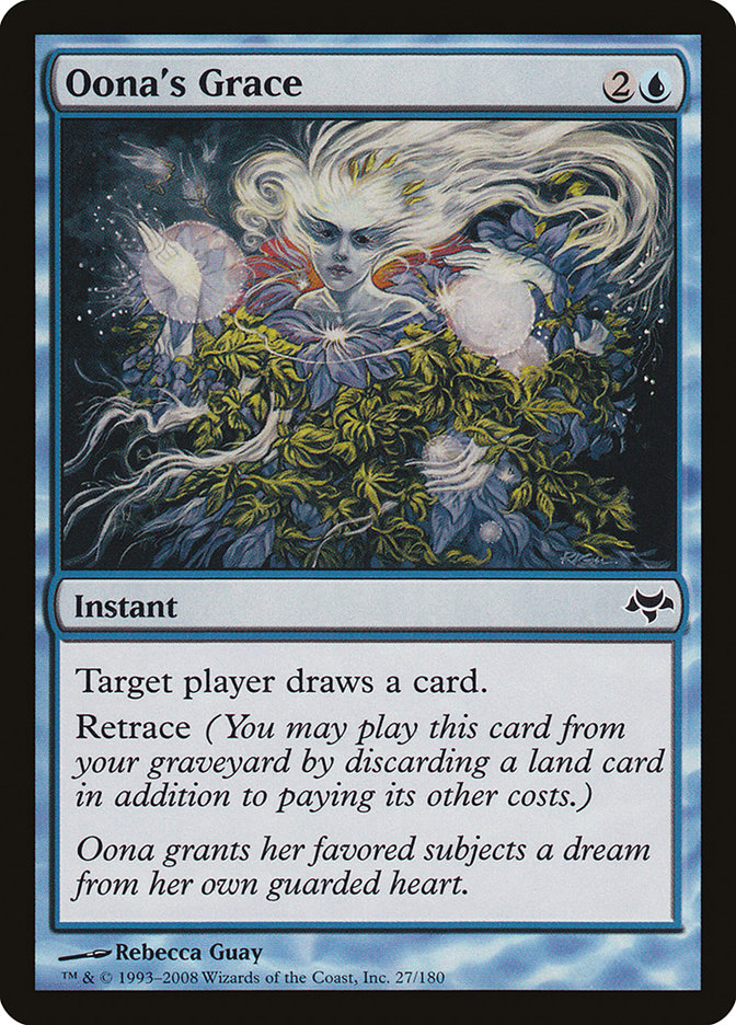 MTG Card Title: Oona's Grace EVE/27