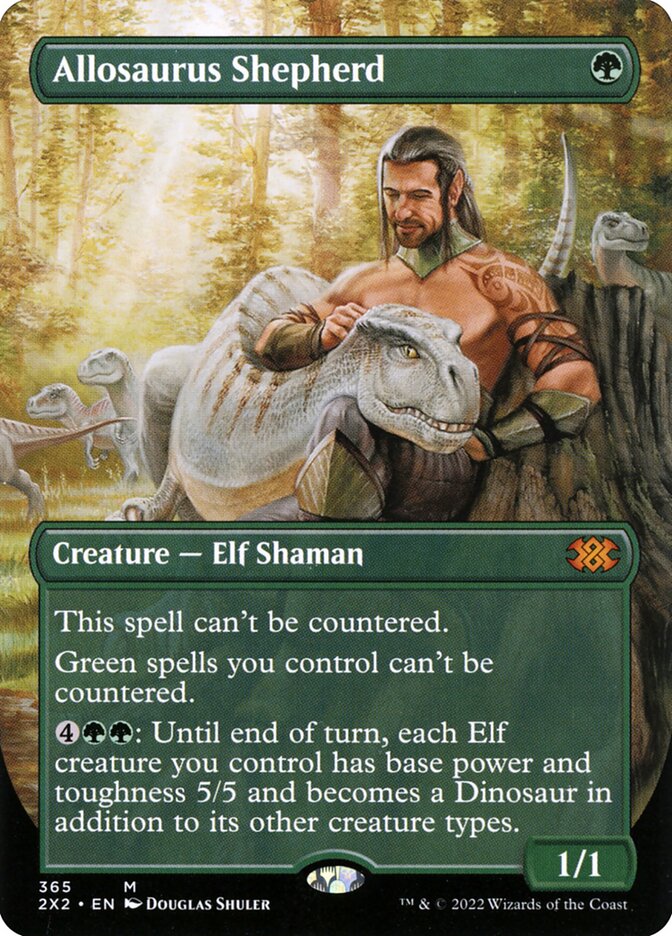 MTG Card Title: Allosaurus Shepherd 2X2/365