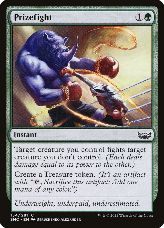 MTG Card Title: Prizefight SNC/154