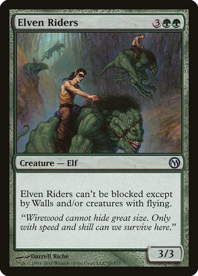 MTG Card Title: Elven Riders DPA/59