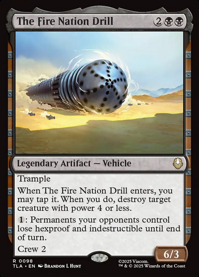 MTG Card Title: The Fire Nation Drill TLA/98