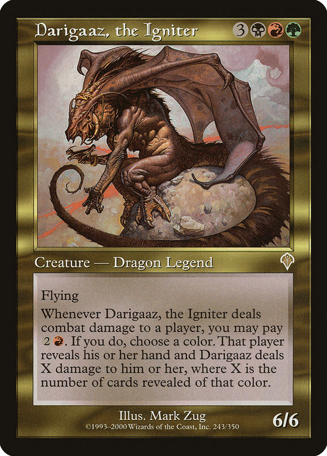 MTG Card Title: Darigaaz, the Igniter INV/243