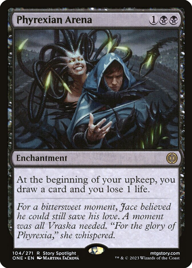 MTG Card Title: Phyrexian Arena ONE/104