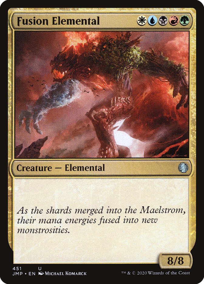 MTG Card Title: Fusion Elemental JMP/451