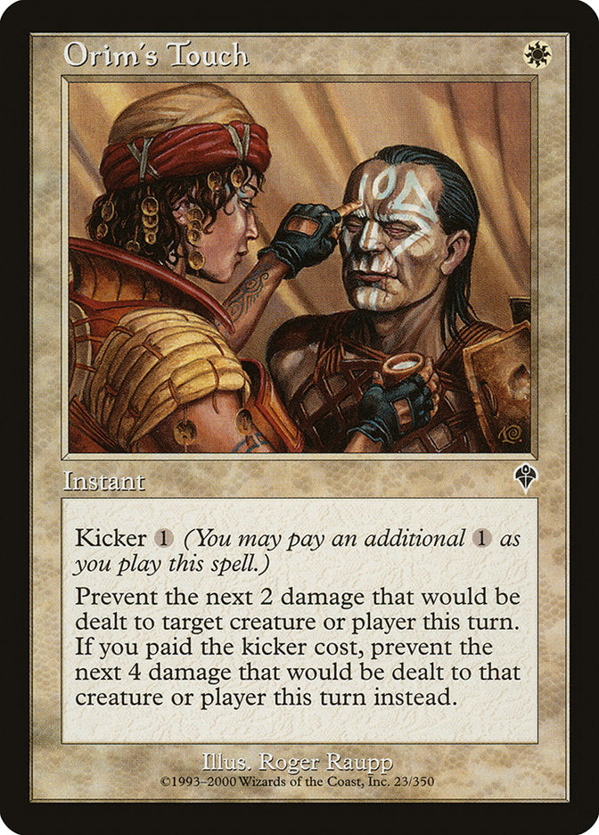 MTG Card Title: Orim's Touch INV/23