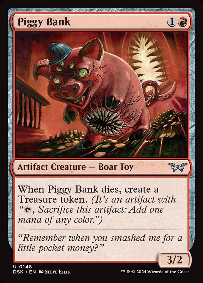 MTG Card Title: Piggy Bank DSK/148