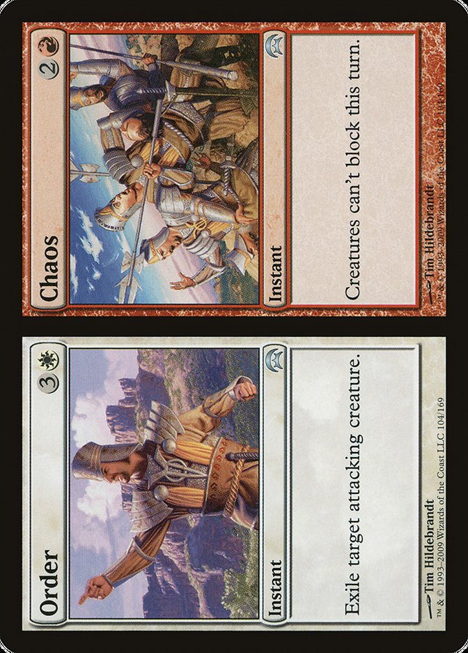 MTG Card Title: Order // Chaos HOP/104