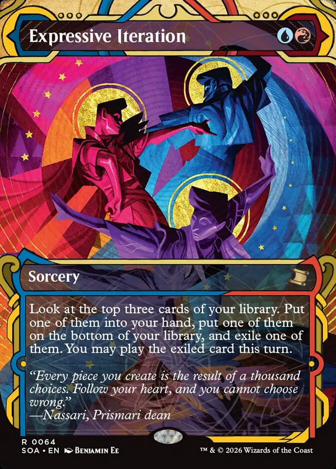 MTG Card Title: Expressive Iteration SOA/64