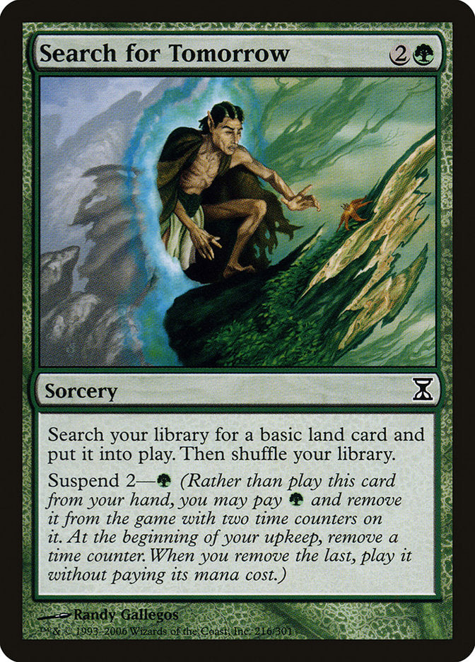 MTG Card Title: Search for Tomorrow TSP/216