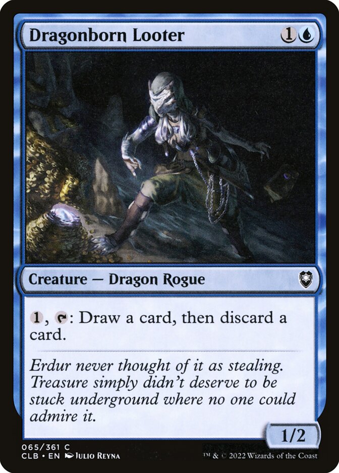 MTG Card Title: Dragonborn Looter CLB/65