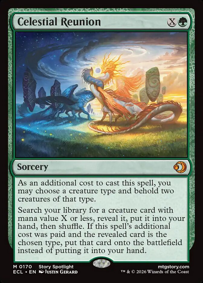 MTG Card Title: Celestial Reunion ECL/170