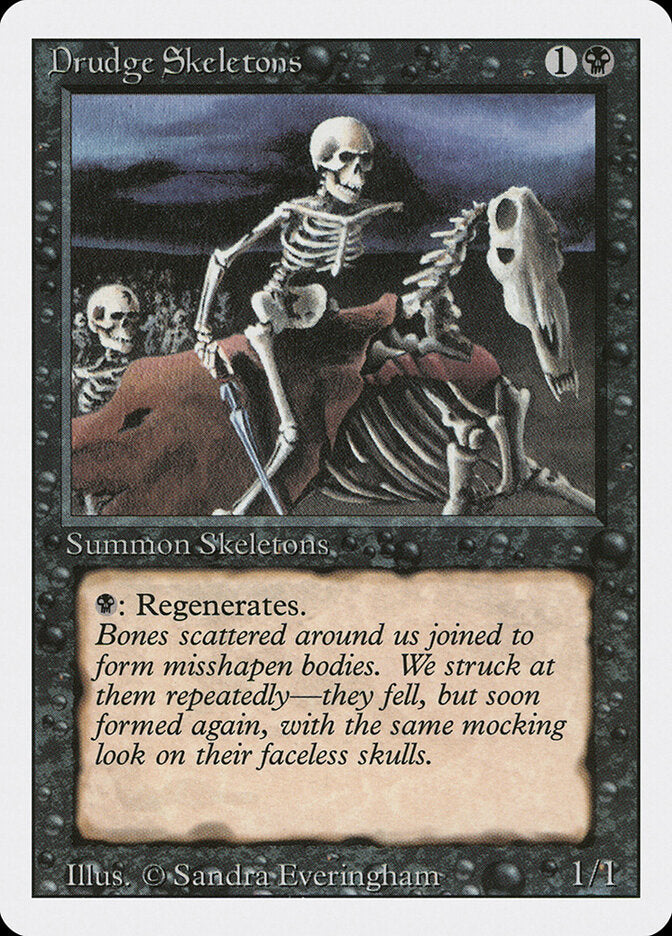 MTG Card Title: Drudge Skeletons 3ED/107