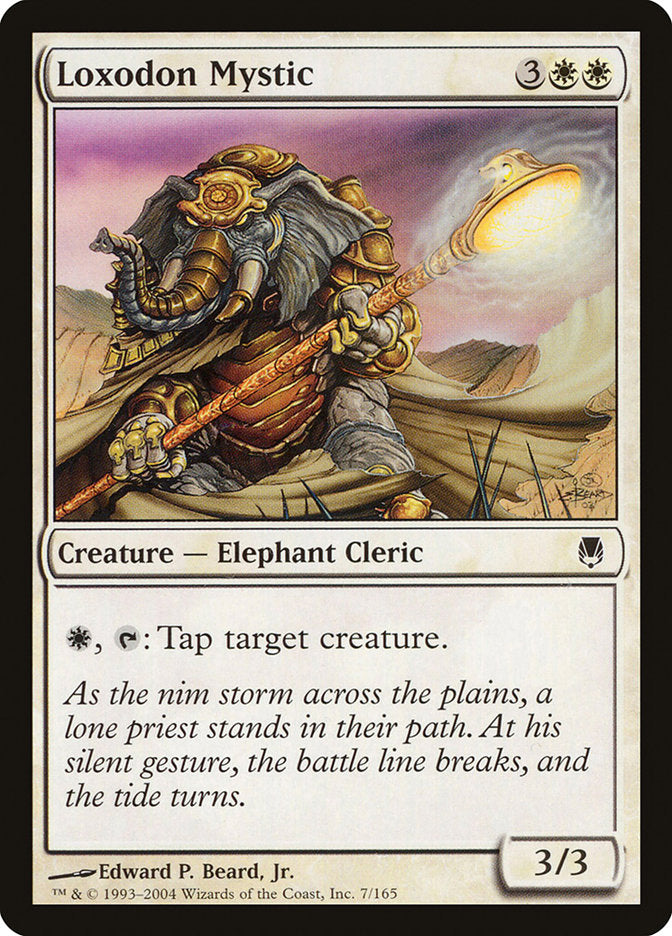 MTG Card Title: Loxodon Mystic DST/7