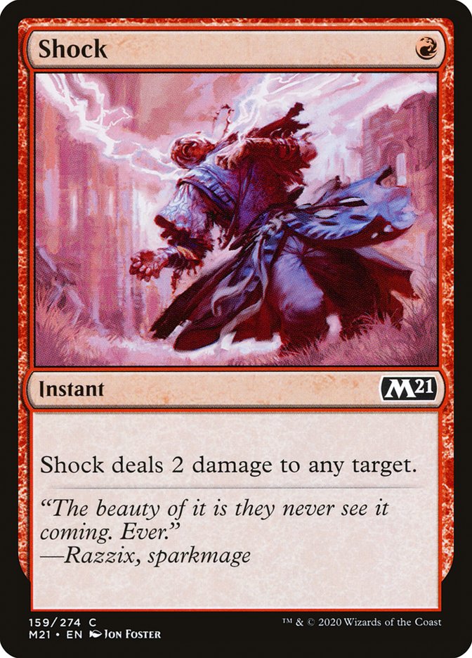MTG Card Title: Shock M21/159