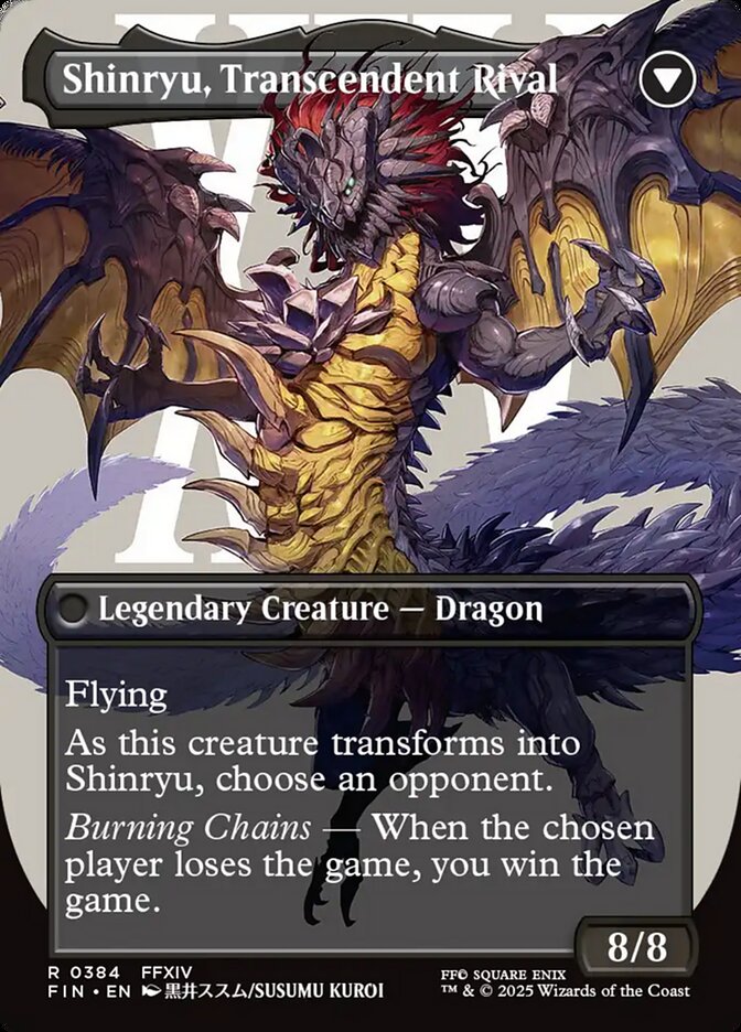 Zenos yae Galvus // Shinryu, Transcendent Rival FIN/384