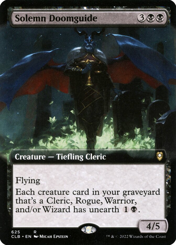 MTG Card Title: Solemn Doomguide CLB/625