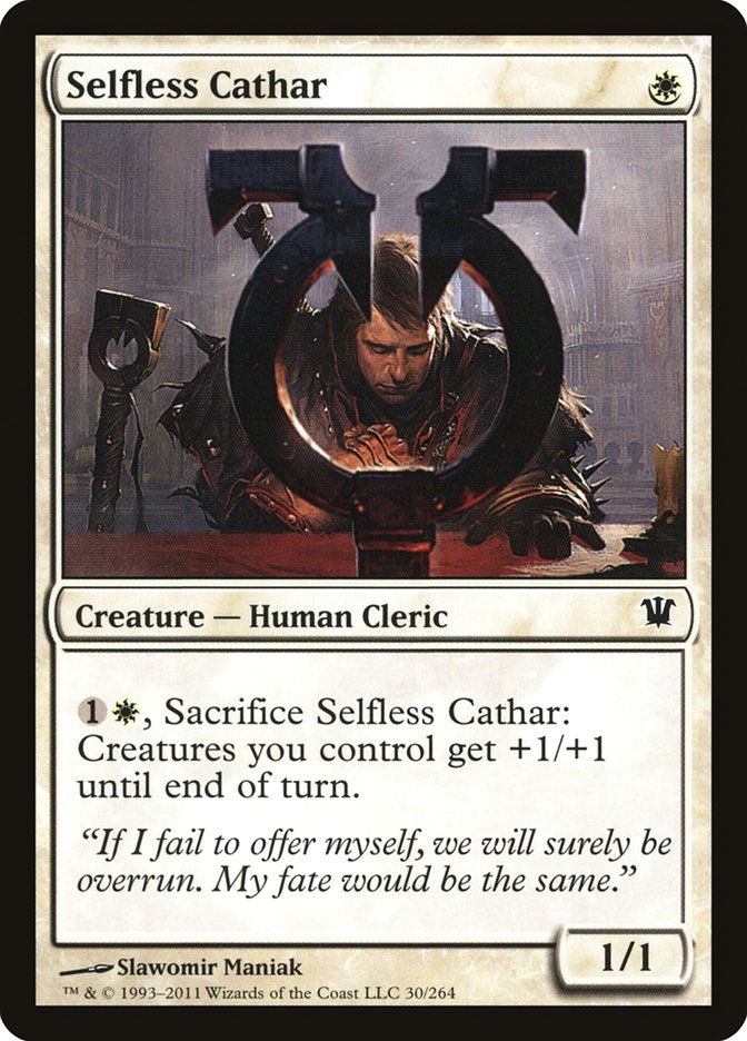 MTG Card Title: Selfless Cathar ISD/30