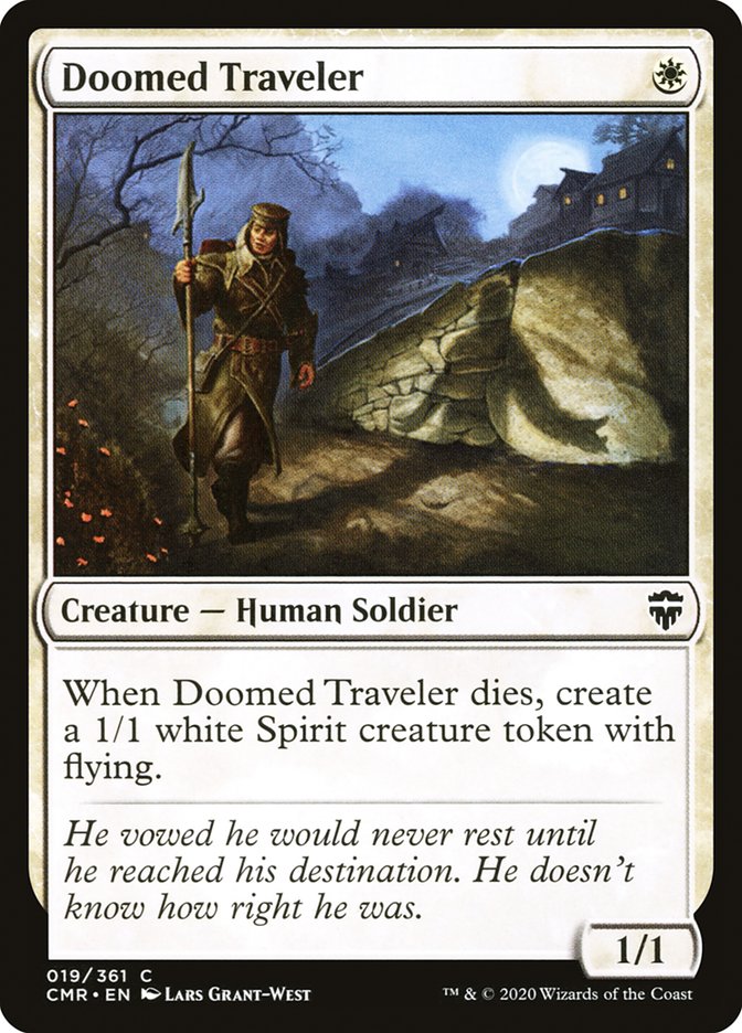 MTG Card Title: Doomed Traveler CMR/19