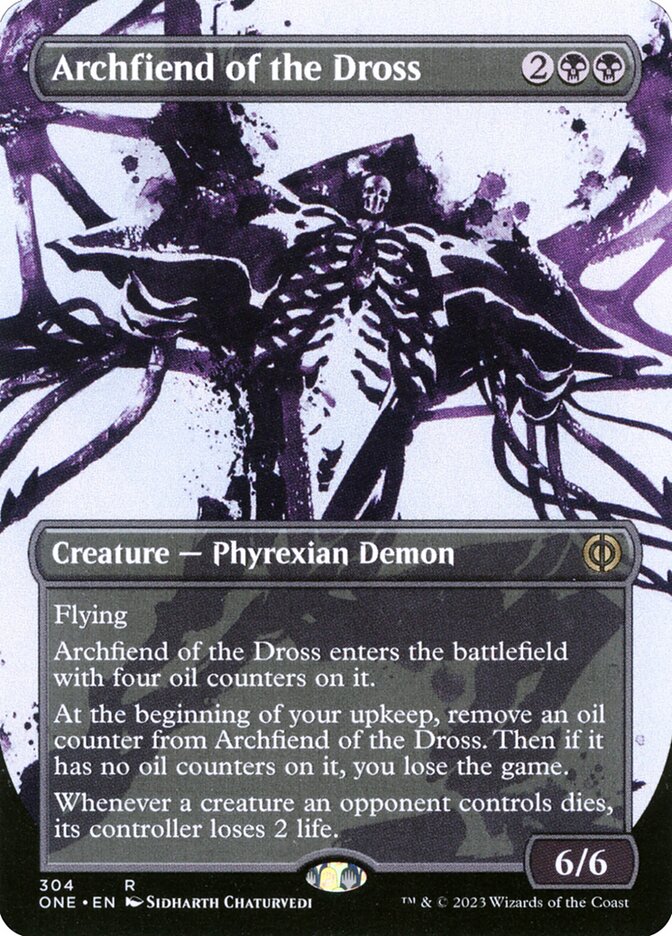 MTG Card Title: Archfiend of the Dross ONE/304
