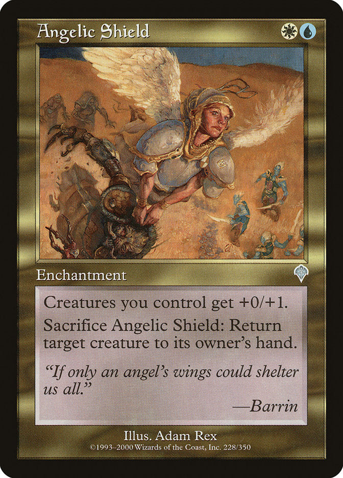 MTG Card Title: Angelic Shield INV/228