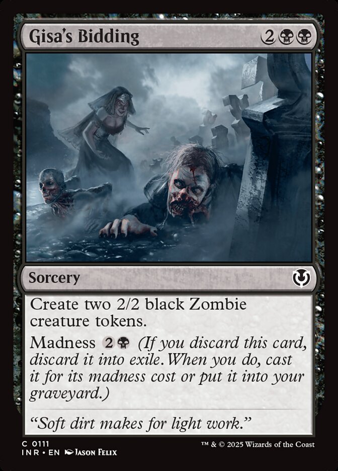 MTG Card Title: Gisa's Bidding INR/111
